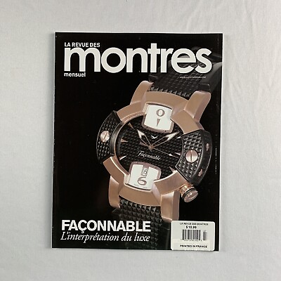 #ad La Revue Des Montres Magazine July 2007 Watches Faconnable