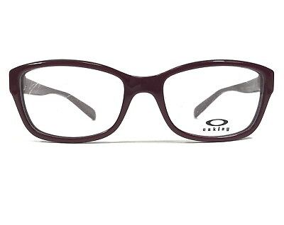 #ad Oakley OX1087 0452 Pomegranate Eyeglasses Frames Purple Square 52 17 138