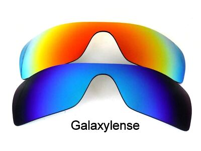 #ad Galaxy Replacement Lenses for Oakley Batwolf Blueamp;Red Polarized 100%UVAB 2 PAIRS