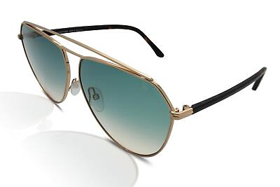 #ad Tom Ford FT0681 Binx Women#x27;s Sunglasses 28P Shiny Gold Blue Gradient