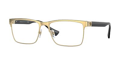 #ad NEW Versace 1285 Eyeglasses 1002 Gold 100% AUTHENTIC