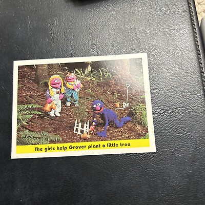 #ad B22s Sesame Street 1992 Ctw #45 The Girls Help Grover Plant A Tree