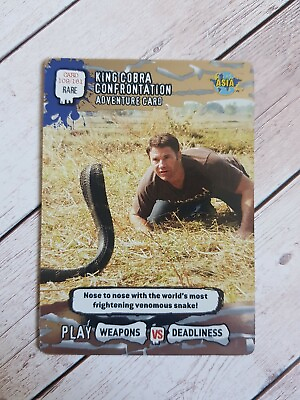 #ad King Cobra Confrontation #109 161 Deadly 60 Wild 2008 Rare Trade Card