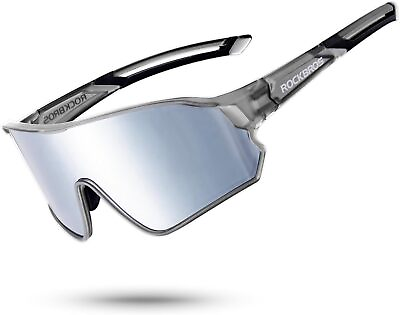 #ad ROCKBROS Cycling Polarized Sunglasses Full Frame Outdoor Sports UV400 Goggles