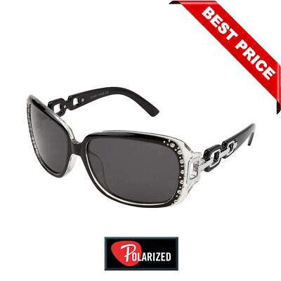 #ad Women Polarized Rhinestone Fashion Style Premium Sunglasses