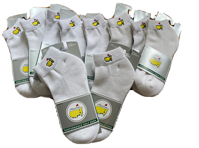 #ad 2024 Masters WOMENS and Mens Performance golf socks Augusta National NWT