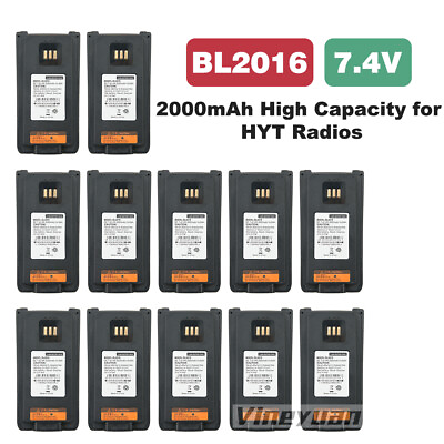 #ad 200PC BL2016 Replacement 2000mAh Li ion Battery for Hytera PD985 PD985U Radio