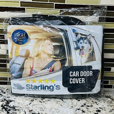 #ad Starling#x27;s Pet Dog Car Door Protector Organizer 3 Pockets Fits Any Vehicle NEW