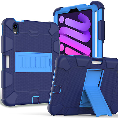 #ad For iPad Mini 6th Generation Case Shockproof Hard Bumper Cover Stand Rugged Case
