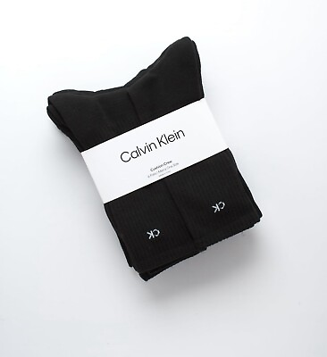 #ad Calvin Klein Men#x27;s 6 Pair Athletic Crew Socks