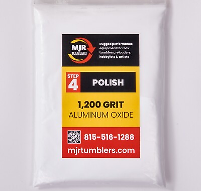 #ad 3 lb Polish 1200X Aluminum Oxide Grit Rock Tumbling Media amp; Lapidary use