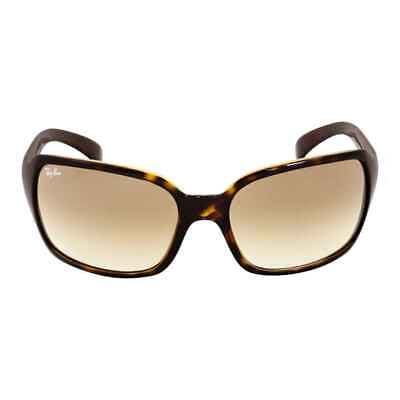 #ad Ray Ban Light Brown Gradient Rectangular Ladies Sunglasses RB4068 710 51 60
