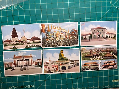 #ad 1915 Panama Pacific Exposition pavilion pictures 6 different $14.99