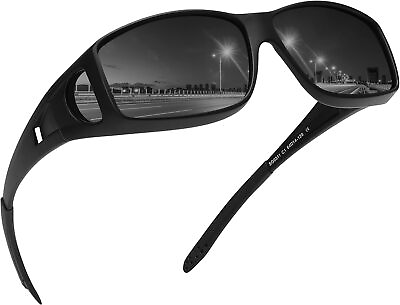 #ad MEETSUN Fit Over Glasses Sunglasses for Men WomenWrap Around Sunglasses Polariz