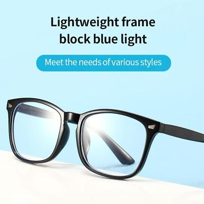 #ad Anti Blue Rays Computer Glasses Men Blue Light Coating Gaming For Eye Protection