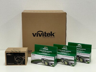 #ad Vivitek H1188 DLP Projector Full HD Hi Vision Full 3D Active Glasses lamp Set $1140.00