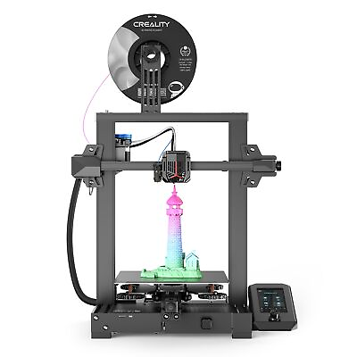 #ad Creality Ender 3 V2 Neo 3D Printer W CR Touch Auto Leveling Kit Metal Extruder