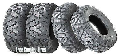 #ad Set 4 ROAD GUIDER ATV UTV Tires 26x9 12 26x9x12 Front 26x12 12 26x12x12 Rear 6PR