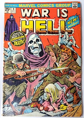 #ad War Is Hell #9 1st Appearance of Death Marvel GD VG