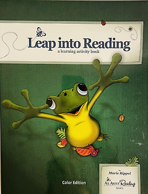#ad All About Reading Level 2 Leap into Reading Student Activity Book Color Edition