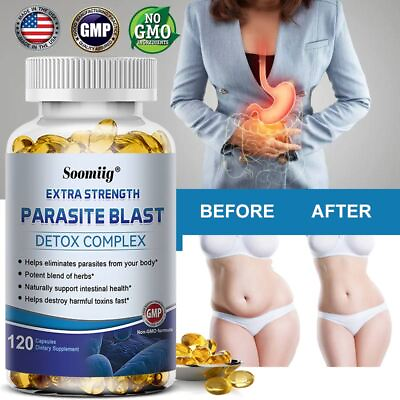 #ad Parasite Blast Detox Complex 1475 Mg Eliminates Parasites Gut Health