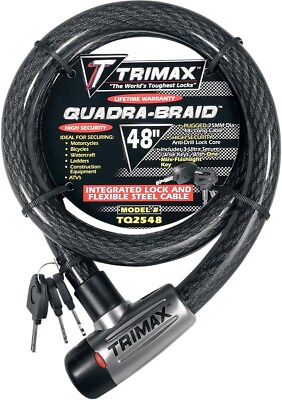 #ad Trimax Multi Use Cable Lock TQ2548
