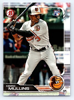 #ad 2019 Bowman #4 Cedric Mullins RC Baltimore Orioles Rookie