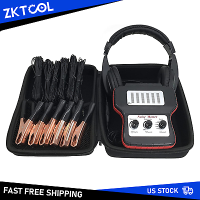#ad 6 Channel Chassis Ears Stethoscope Sound Detector Tool Engine Noises Finder Kit $49.80