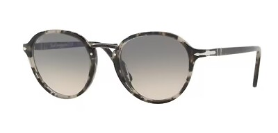 #ad PERSOL 0PO3184S 106332 Grey Spotted Black Grey Gradient 51 mm Men#x27;s Sunglasses