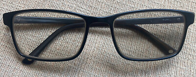 #ad Authentic BULOVA Eyewear Men’s Eyeglasses Full Blue Gray Acetate Frame