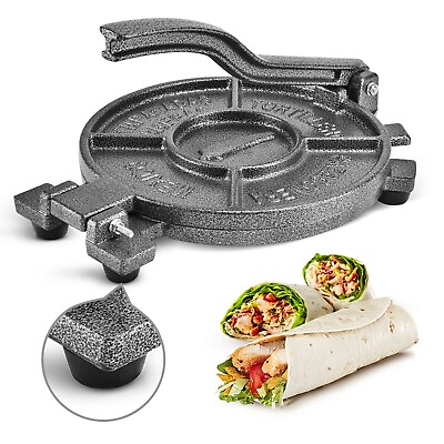#ad ARC Tortilla Press 10 inch Cast Iron Tortilla Maker Heavy Duty Tortillera