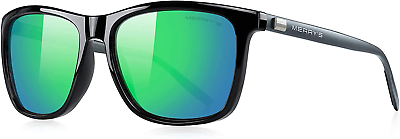 #ad MERRY#x27;S Polarized Sunglasses for Women Aluminum Men#x27;S Sunglasses Driving Rectang