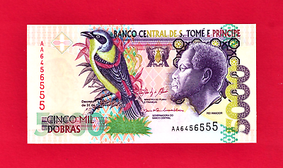 #ad St Thomas amp; Prince São Tomé amp; Príncipe 5000 Dobras 2013 UNC Note P 65d Diff #