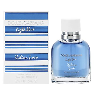 #ad #ad Dolce amp; Gabbana Light Blue Italian Love 1.6 1.7 oz Eau De Toilette 50 ml Men