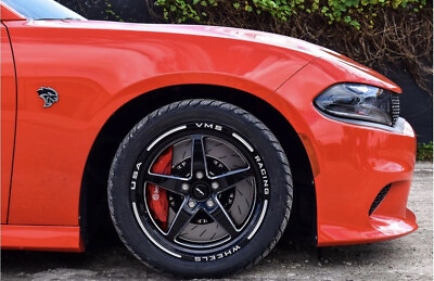 #ad 2x VMS V Star 5 Spoke Drag Racing Rim Wheel 18x5 5x115 30 ET For 06 21 Dodge