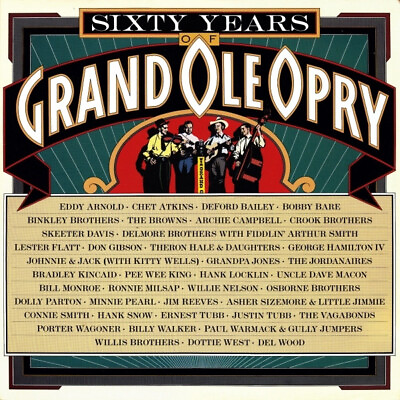 #ad Various Sixty Years Of Grand Ole Opry 1986 2xLP Album Comp Gat RCA Victor C