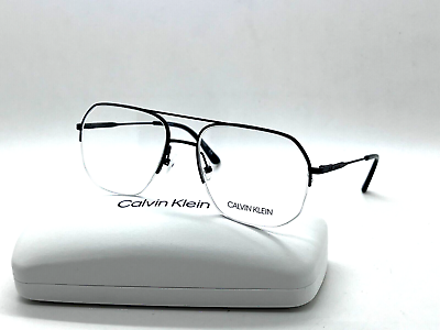 #ad Calvin Klein CK20111 001 BLACK OPTICAL Eyeglasses Frame 55 17 145MM