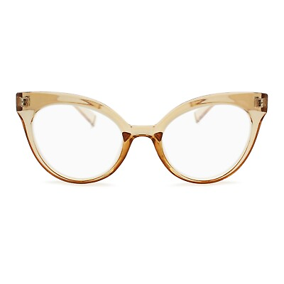 #ad Fancy cateye reading glasses women oversize readers stylish 3.5 4.0 fashion pink