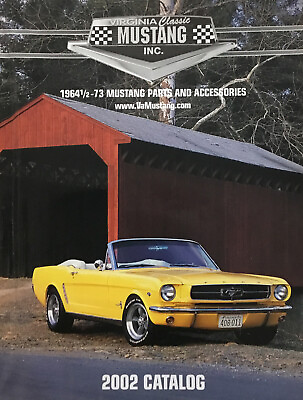 #ad Virginia Classic Mustang 2002 Catalog 1964 1 2 to 1973 Parts and Accessories