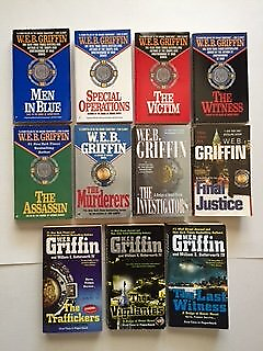 #ad W.E.B. Griffin Badge of Honor Set of #1 11 Men In Blue; Special Operation...