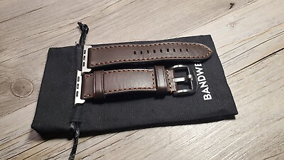 #ad BandWerk Berlin Apple Watch Band Napa Italian Leather made in Germany Brown