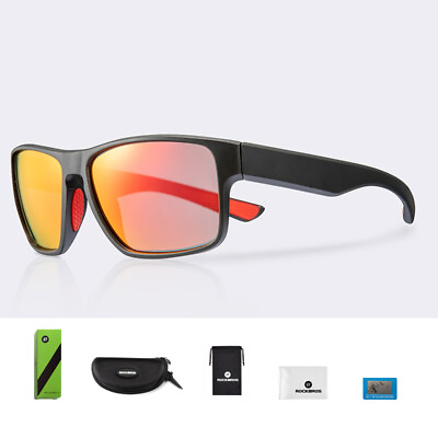 #ad ROCKBROS Polarized Sunglasses Men Sport Driving Pilot Fishing Eyewear Glasses US