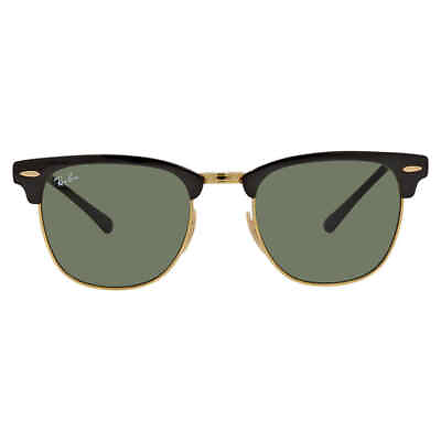 #ad Ray Ban Clubmaster Metal Green Square Unisex Sunglasses RB3716 187 51