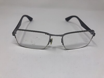 #ad Ray Ban Eyeglasses Frame RB6331 54 19 145 Brown Gunmetal Half Rimless UF32