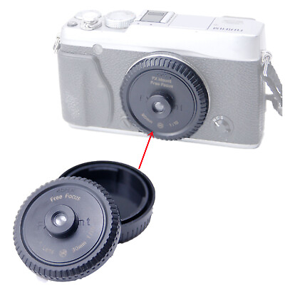#ad 30mm F 10 Camera Body Cap Focus Free Wide Angle Lens For Fujifilm FX Mount