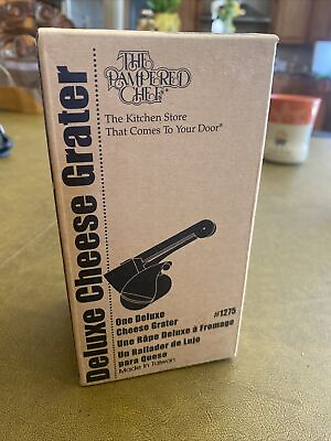 #ad NEW PAMPERED CHEF #1275 Deluxe Cheese Grater Set No Instructions