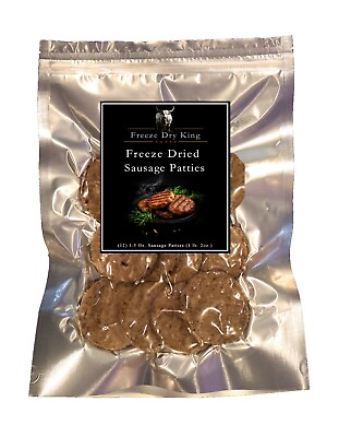 #ad Freeze Dried Meat Sausage Patties 12 Emergency Meat Food Survival Prepper $38.00
