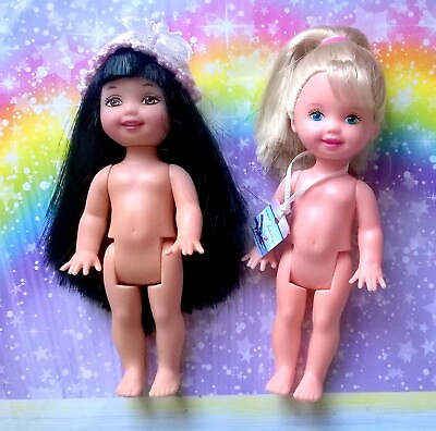 #ad Mattel Barbie Kelly nude dolls lot of 2 dolls Lot 3A $20.00