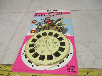 #ad VTG GI Joe Cartoon View Master 3 Reel 1982 Hasbro SEALED 3D Disk Set View Master
