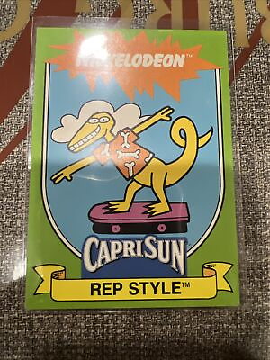 #ad 1991 Capri Sun Nickelodeon Rep Style #6 0la0 On Skateboard 🔥 MTV 0607